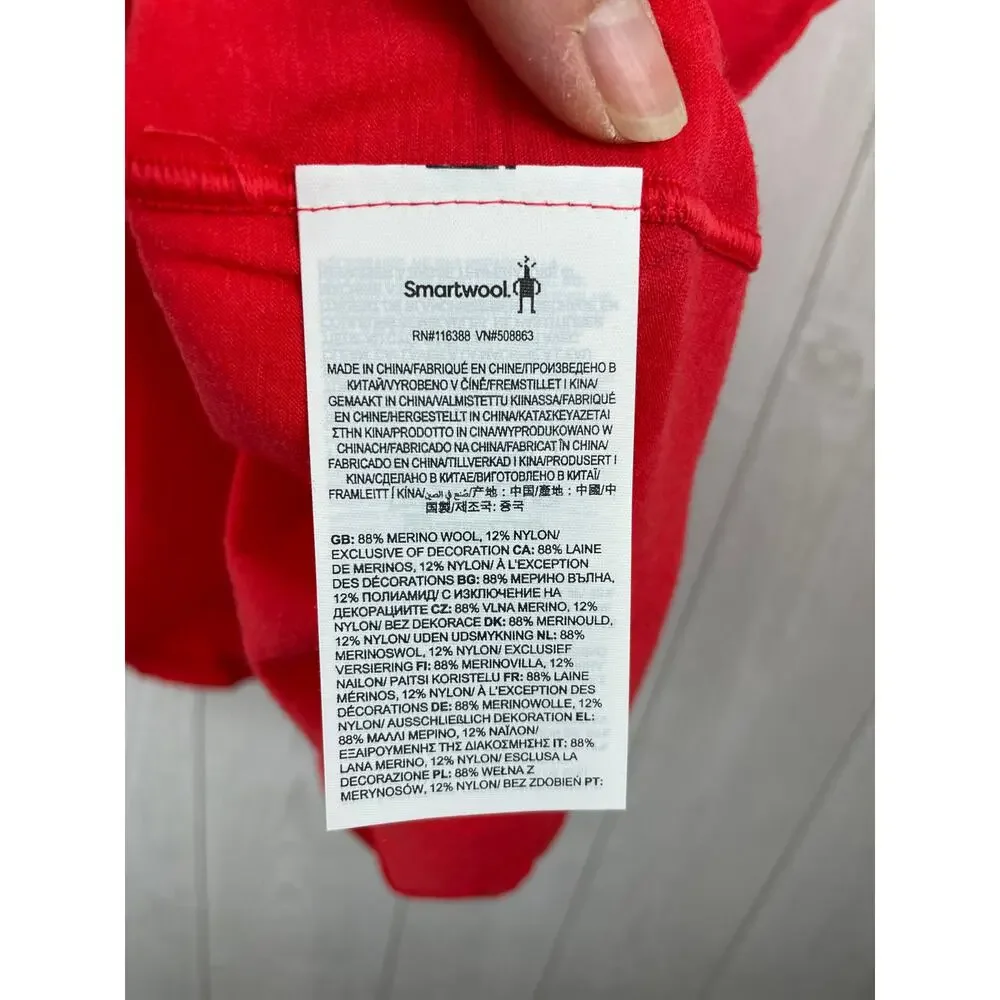 Smartwool Womens Merino Short Sleeve Tee Plus 3X Carnival Red NWT SW016918 - Picture 6 of 8